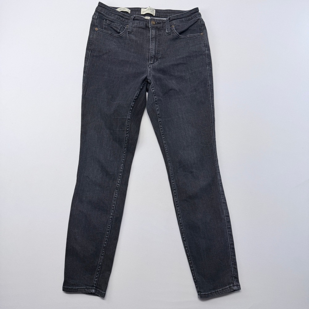 Universal Thread Womens High Rise Skinny Jeans Washed Black Size 8/29R